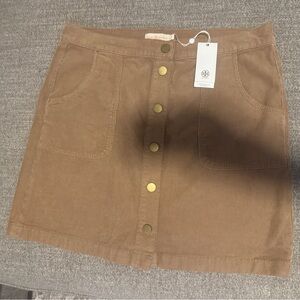 Tory Burch Brown Mini Skirt